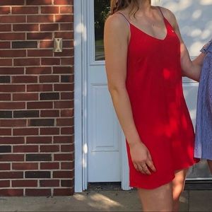 Aritzia red shift dress